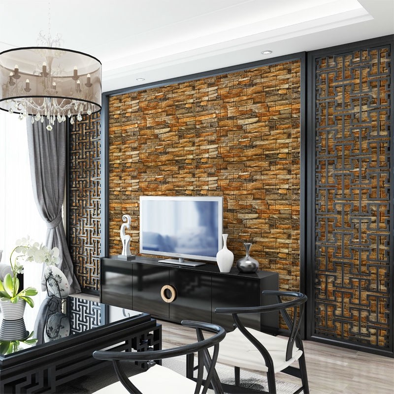 (JJ) Ready Stock Wallpaper 3D Wallsticker Self Adhesive wall paper ...