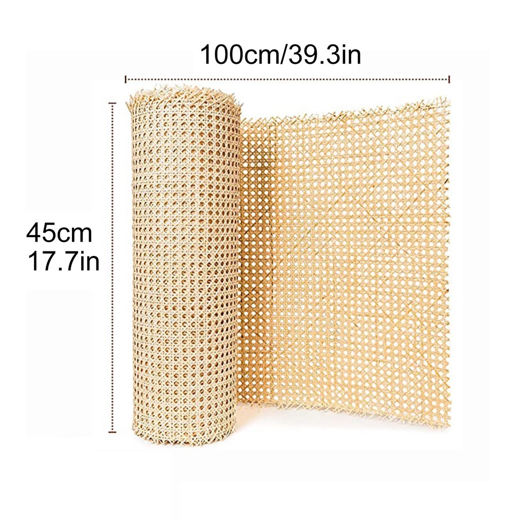 [Super] Rattan Mesh Roll Sheet bing Caning Material for Chairs Kit