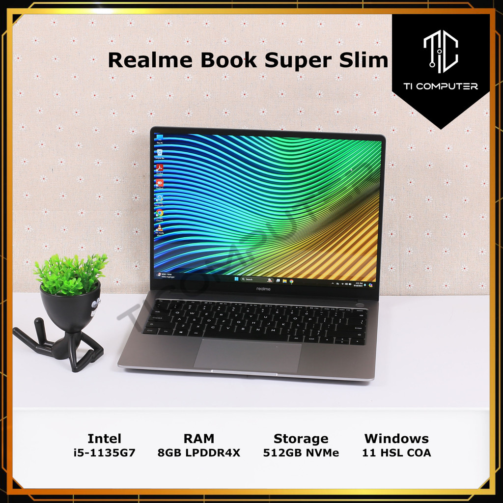 Realme Book Super Slim RMNB1002 Intel Core i5-1135G7 8GB LPDDR4X OB RAM ...