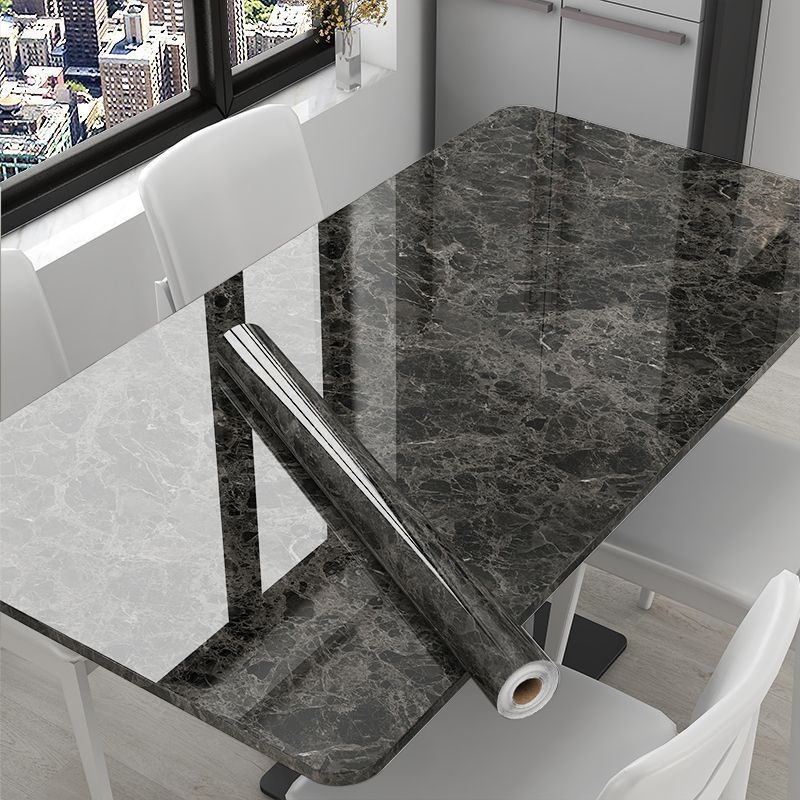 Desktop Stickers Waterproof and OilProof Marble Wallpaper Self