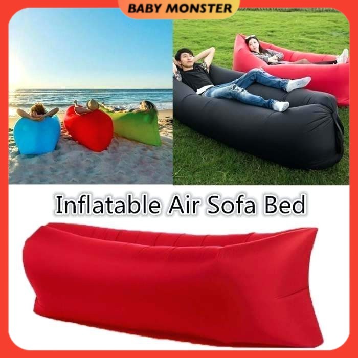 SUPER LARGE SIZE Lazy Couch Camping Hiking Sleeping Bag Air Bed Air Sofa Air Mattress Picnic Air Sofa Bed Shopee Malaysia