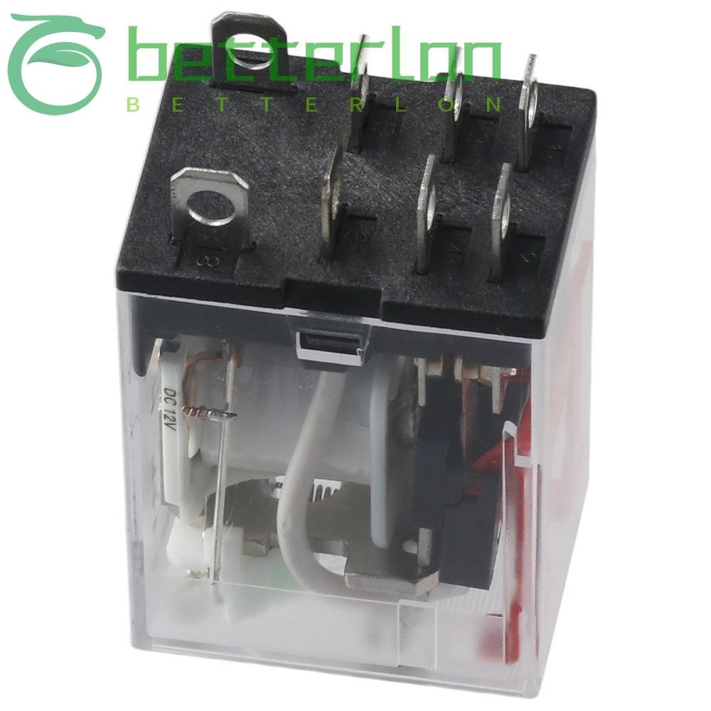 BETTER-LONTIME Electromagnetic Power Relay, 12V DC Relay Coil, Durable ...