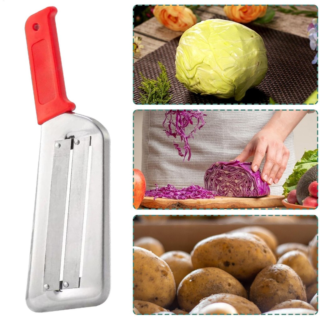 Double Blade Shredder Cabbage Slicer Double-layer Vegetables Cutting ...
