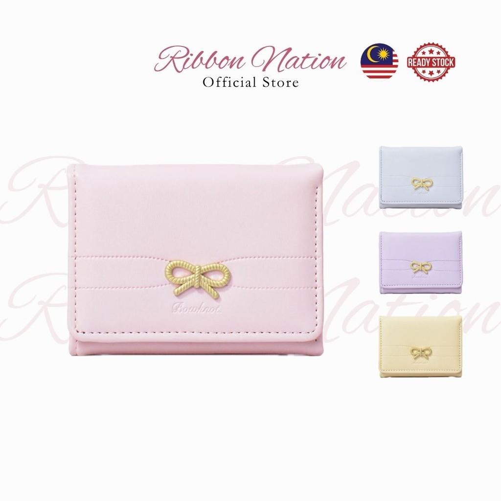 🎀 🇲🇾 𝐑𝐄𝐀𝐃𝐘 𝐒𝐓𝐎𝐂𝐊 🇲🇾🎀 Ribbon Wallet Cute Waterproof Dompet Student ...
