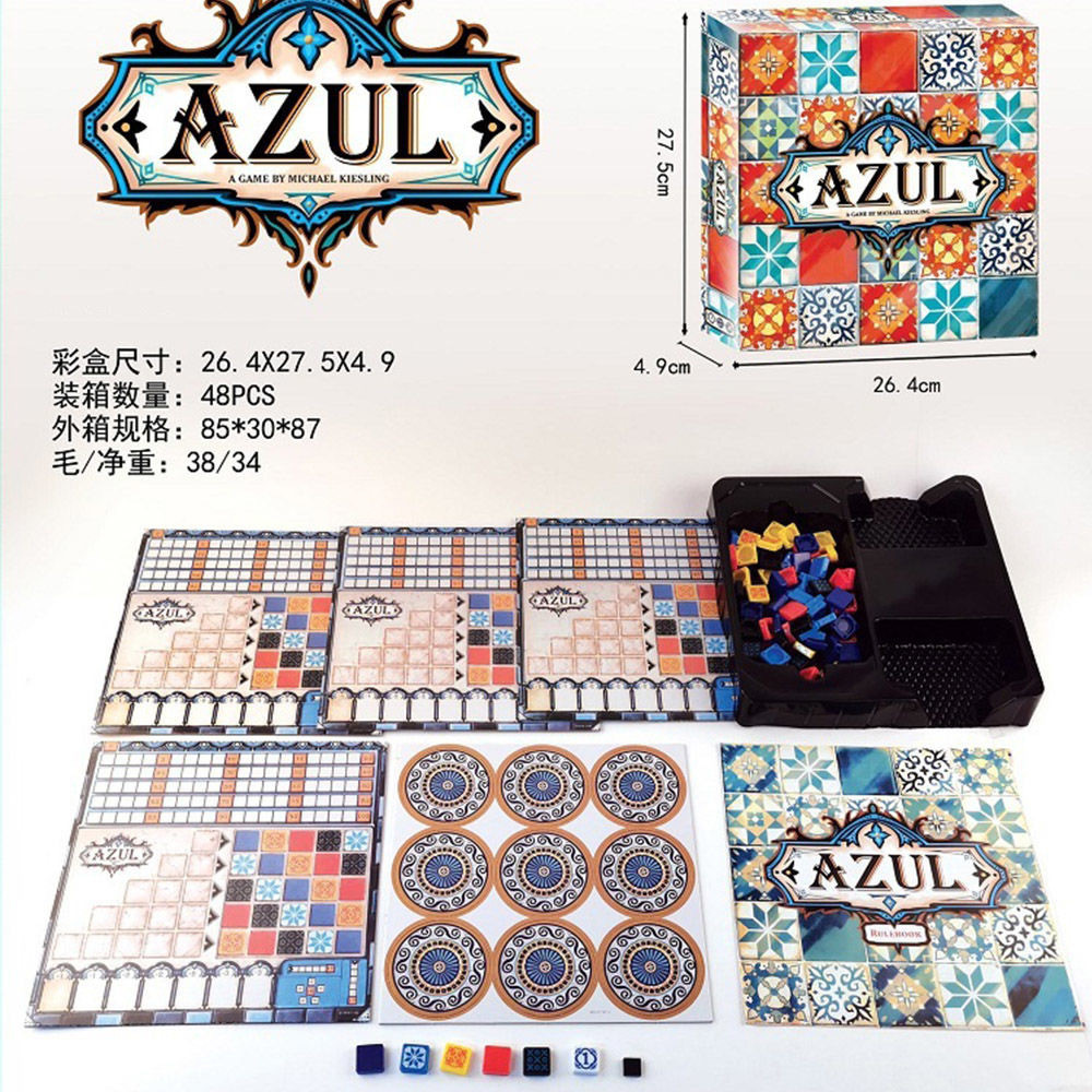 English Version Generation Color Brick Master AZUL Tile Story ...