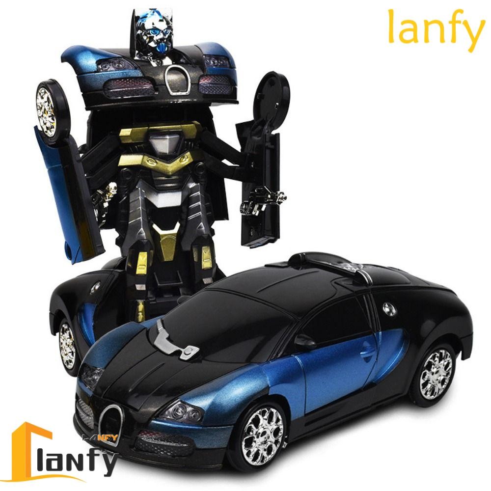LANFY Transforming Toy Car, Robot Kit Automatic Transform Transforming ...