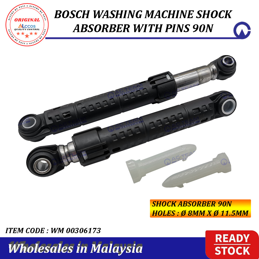 Bosch Washing Machine Shock Absorber With Pins 90n Wm 00306173 