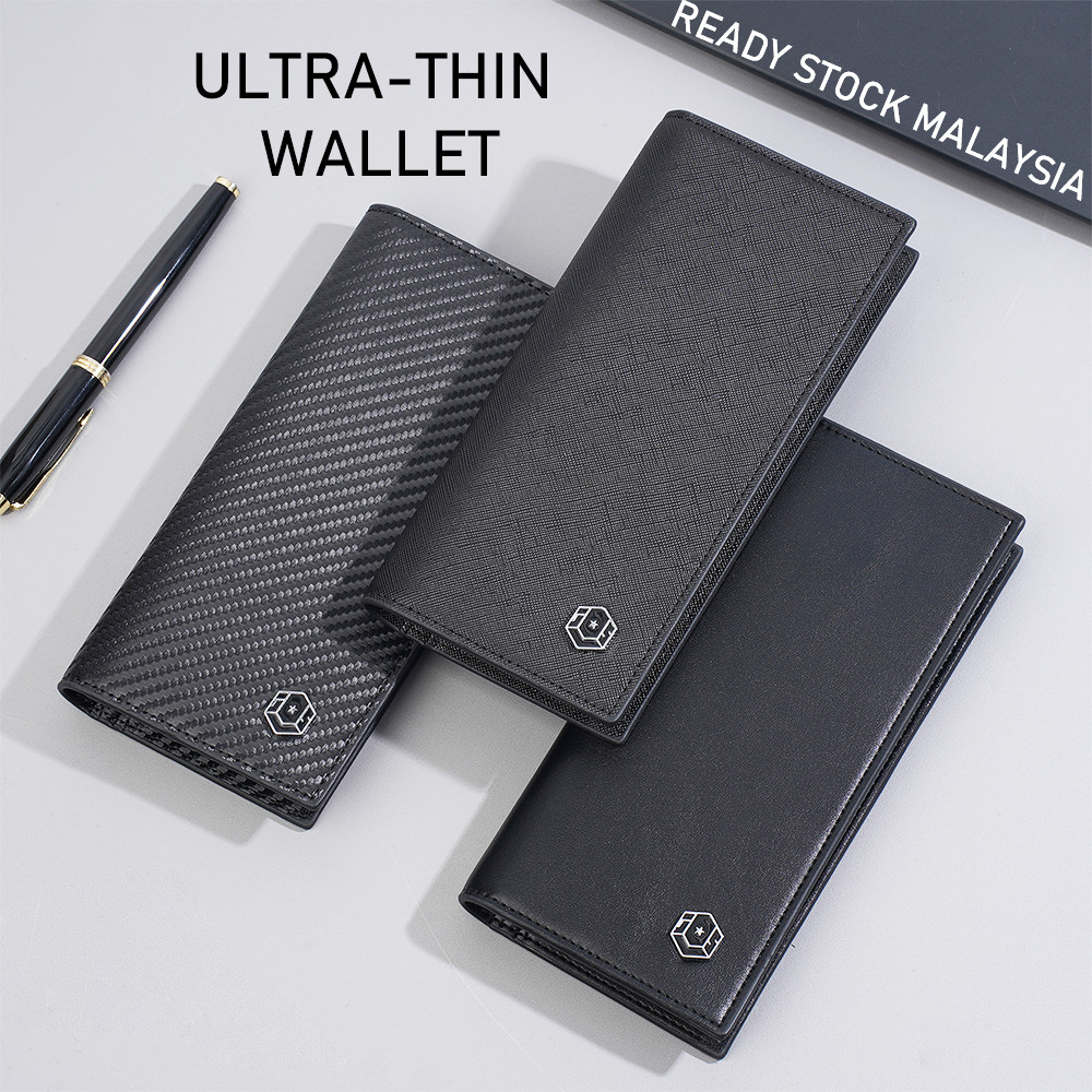 Beg Duit Lelaki Panjang Slim Dompet Lelaki Panjang Ultra Thin Slim Long ...