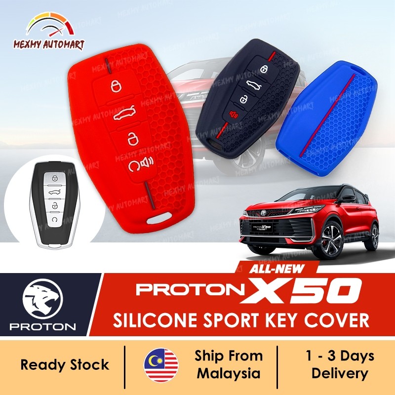 All-NEW Proton X50 2025 Silicone Key Cover Kunci Kereta Case Casing Car ...