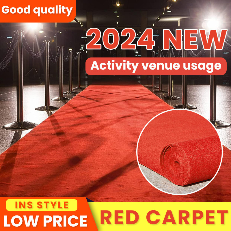 House, Home And More Red Carpet Aisle Runner - 3 Feet X 50