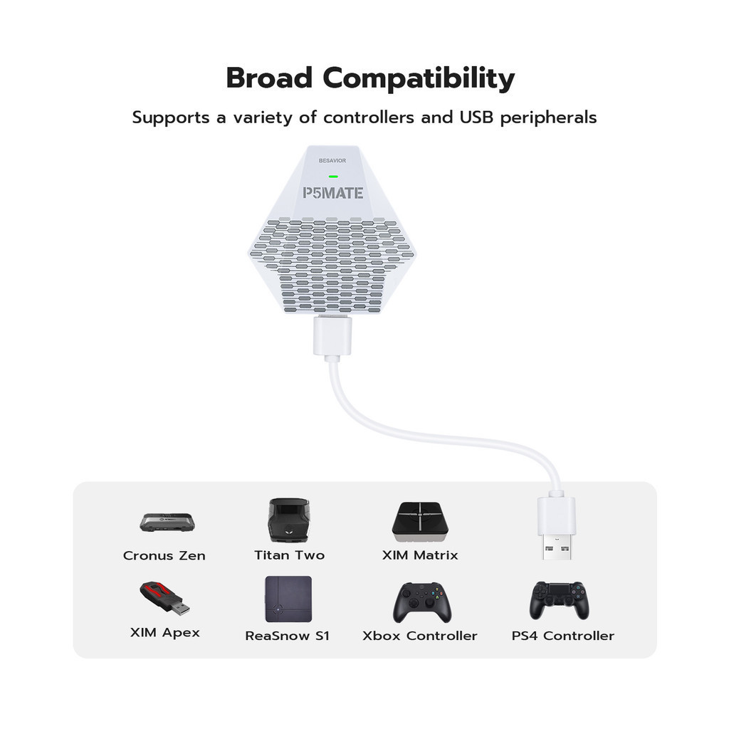 Mcbazel Besavior P5 Mate Converter Adapter Emulator for PS5 Mcbazel Besavior P5 Mate Converter Adapter Emulator for PS5
