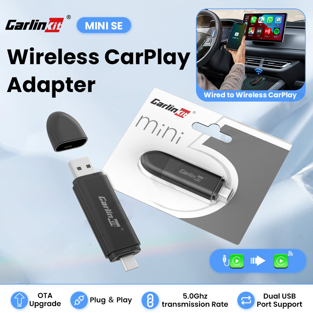 Carlinkit Mini Se Wireless Carplay Adapter Seamless Connection For