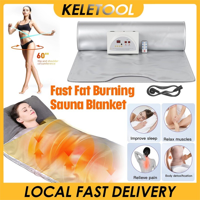 Far Infrared Carbon Heating Sauna Blanket for Detoxification and Home ...
