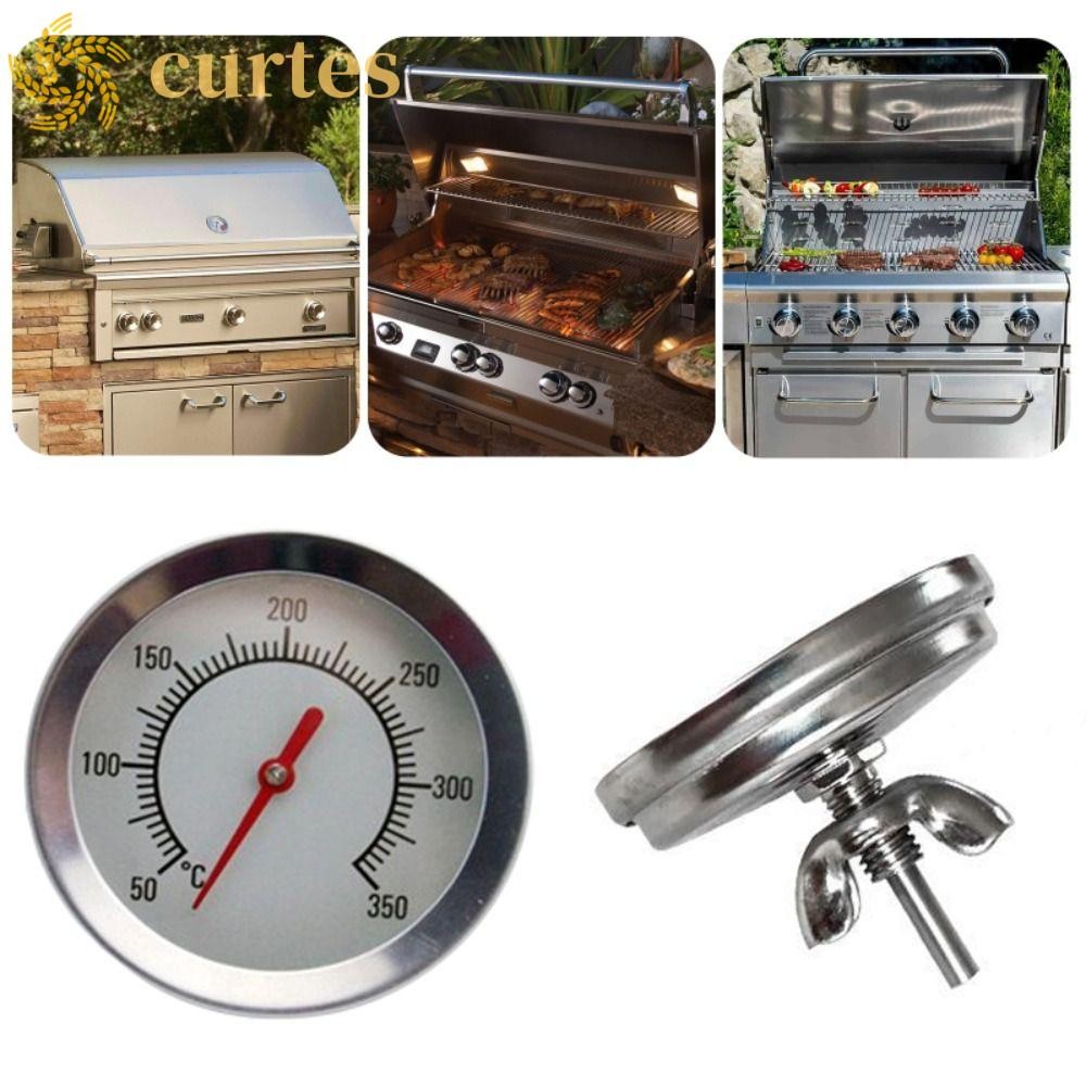 CURTES Oven Thermometer, Large Face Probe BBQ Thermometer, Portable