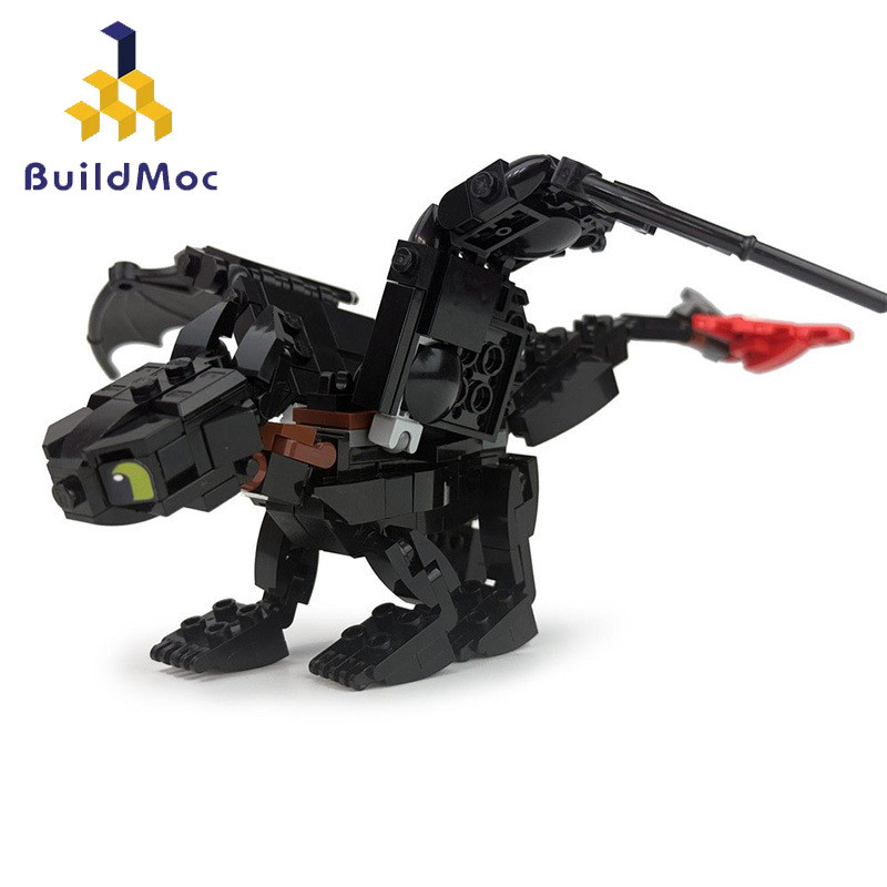 How to Train Your Dragon model Toothless Building Blocks Assembly Toys ...