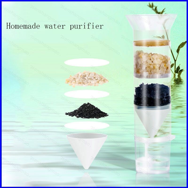 PS1 Science Experiments DIY Homemade Water Purifier Water Filtration ...