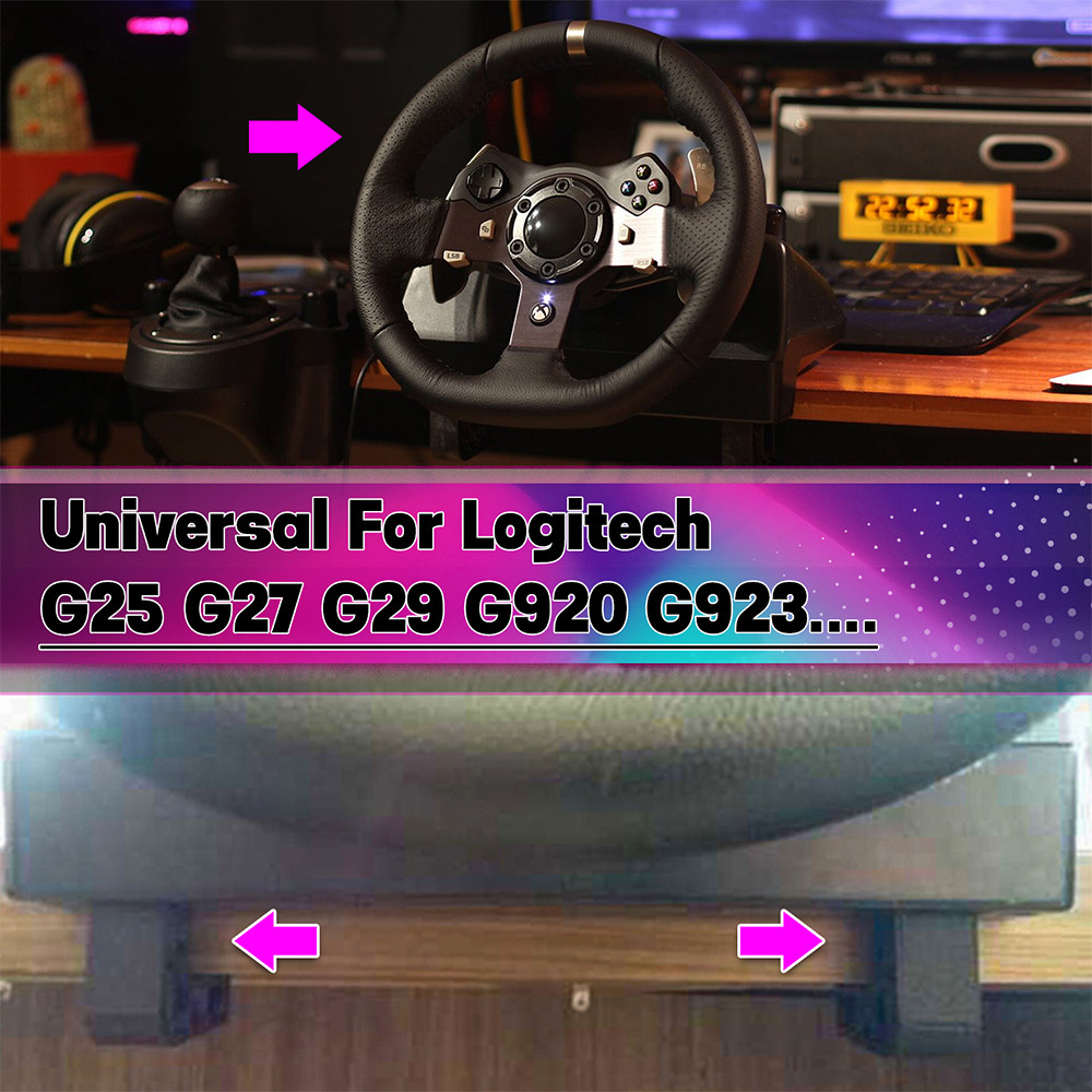 GSteering wheel System Fixing Clamp Universal For Logitech G25 G27 G29 ...