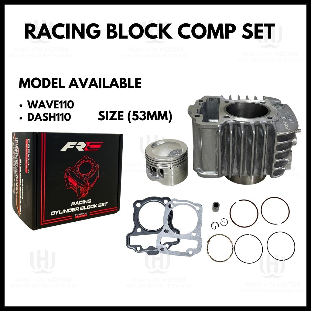 FRG FRC RACING BLOCK ASSY HONDA WAVE110 / DASH110 / DREAM110 (CARB ...