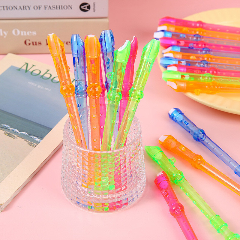 Candy Color Transparent Small Flute Mini Recorder Playing Instrument ...