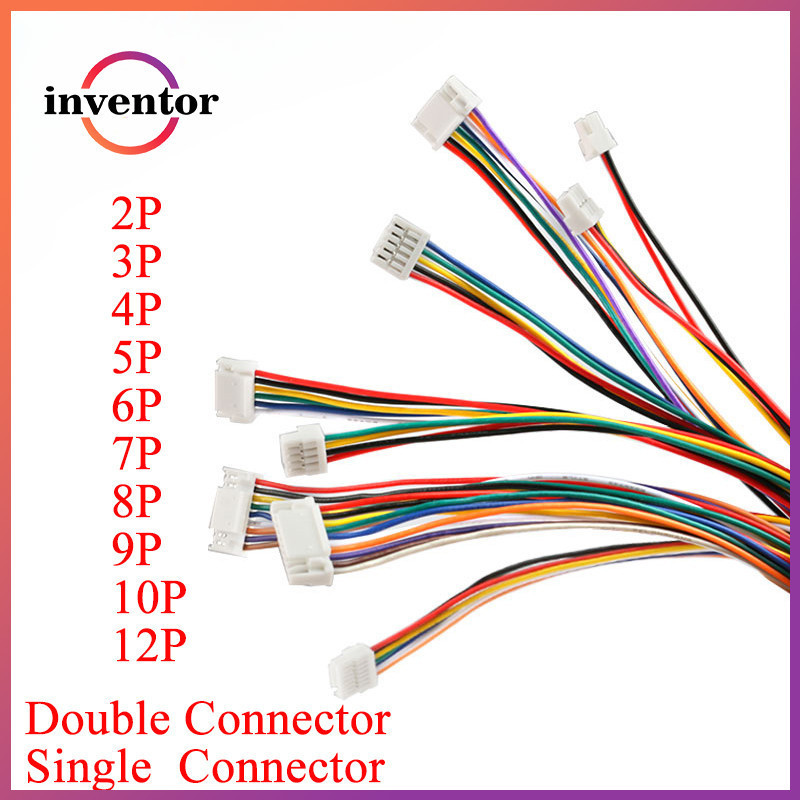 5PCS Wire Cable Connector JST GH 1.25 2P/3P/4P/5P/6 Pin Micro Male ...