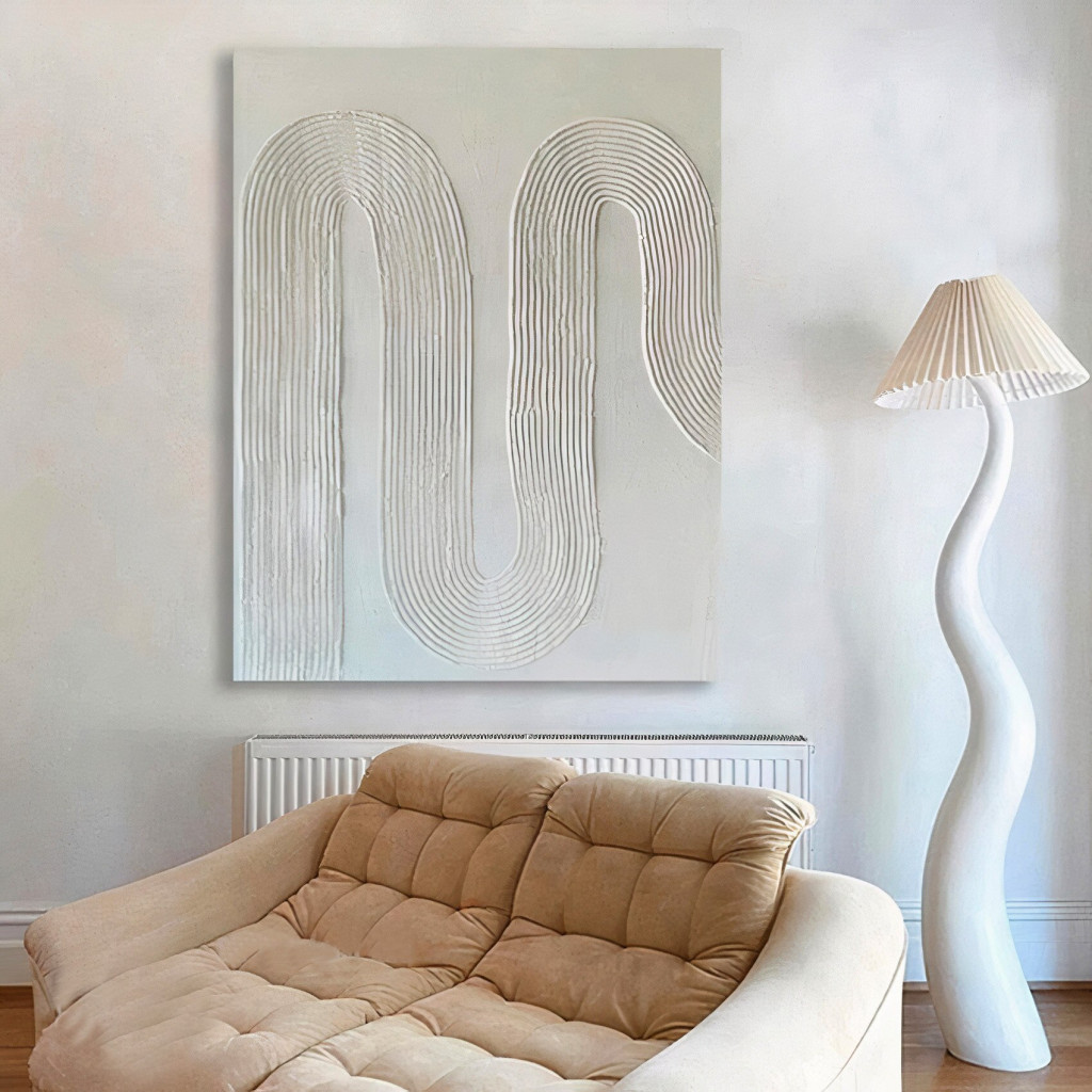 Ultra Modern Abstract Textured Acrylic Canvas Art Thick Oil Wall ...