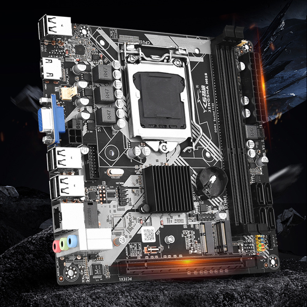 H61S MiniITX Motherboard LGA 1155 Mainboard Support M.2 NVMe M.2 WIFI