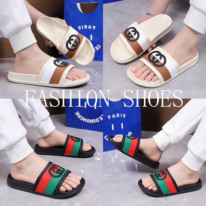 Gucci Slippers Men Women Same Style Fashion Flip Flops Home Anti Slip Deodor Shopee Malaysia