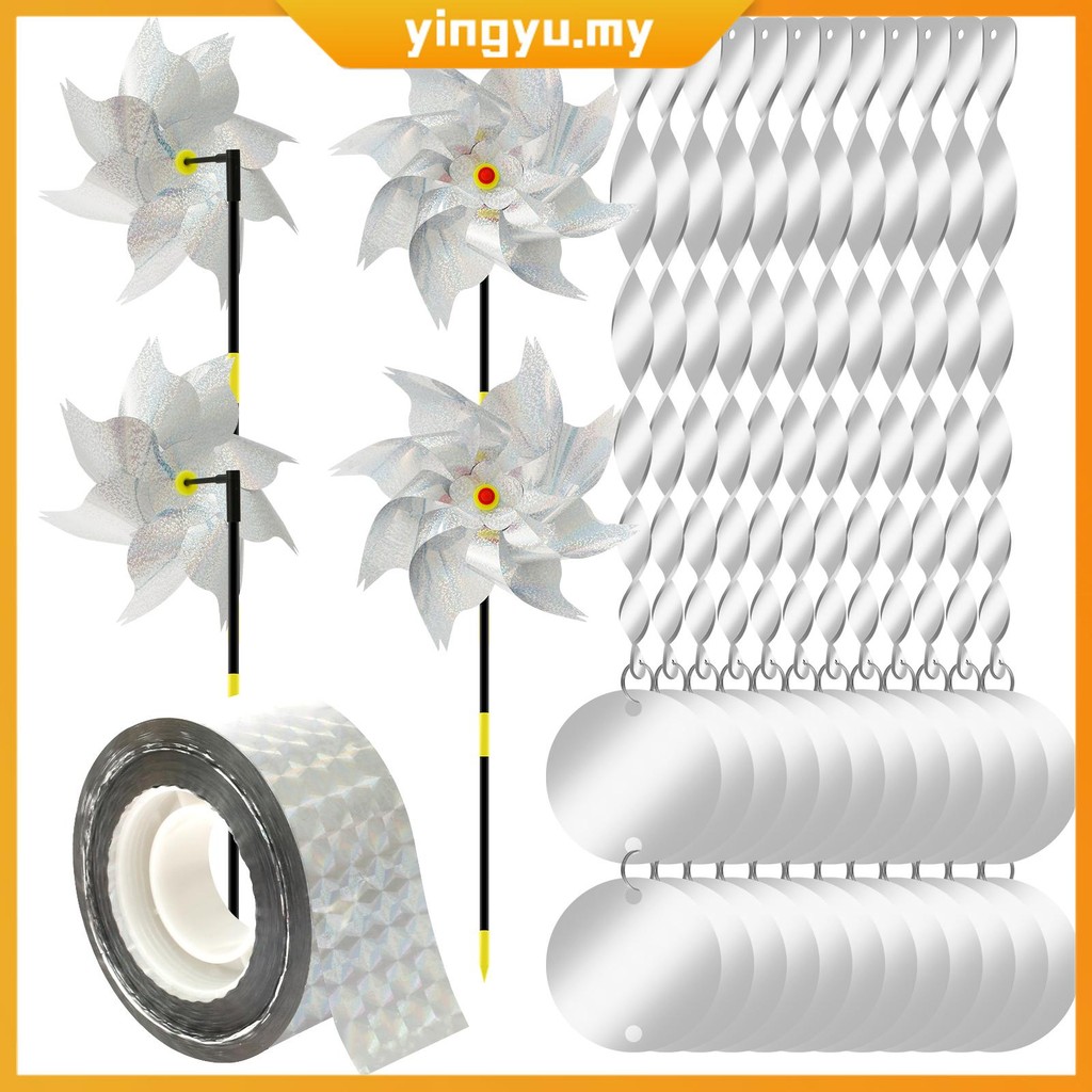 41 Pcs Bird Deterrent Devices Effective Bird Scare Devices Reflective ...