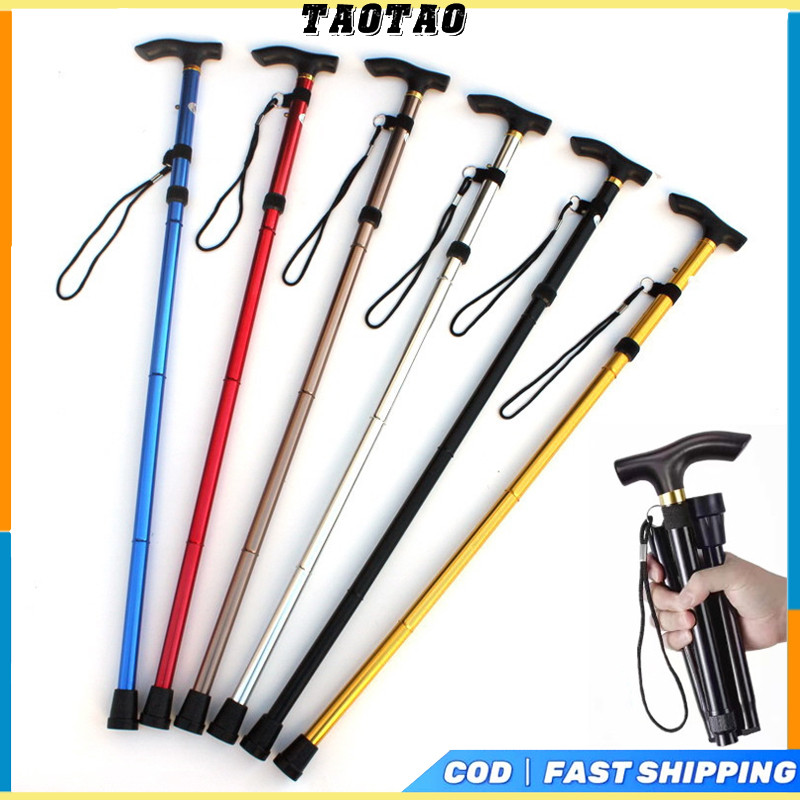 Folding Stick / 1 Leg Walking Aid / Portable Stick / Stainless Material ...