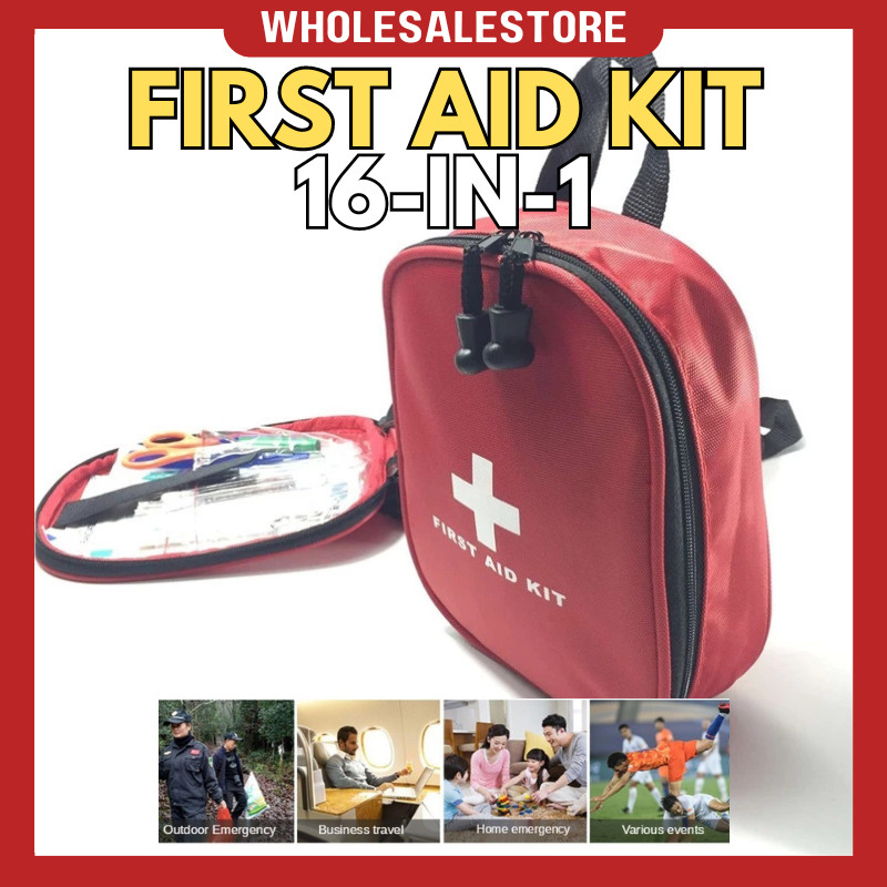 First Aid Kit 194 Piece Emergency Kits For Hiking Camping Trauma Kit For Boat