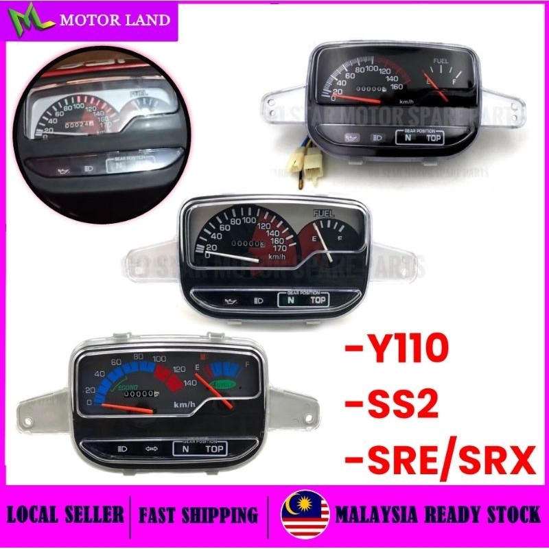 YAMAHA Y110 Y110SS SS110 / SS2 Y110SS2 / SRE / SRX METER SET METER ASSY ...