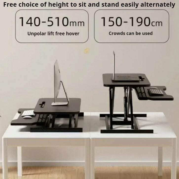 Folding computer table standing computer lifting table home folding ...