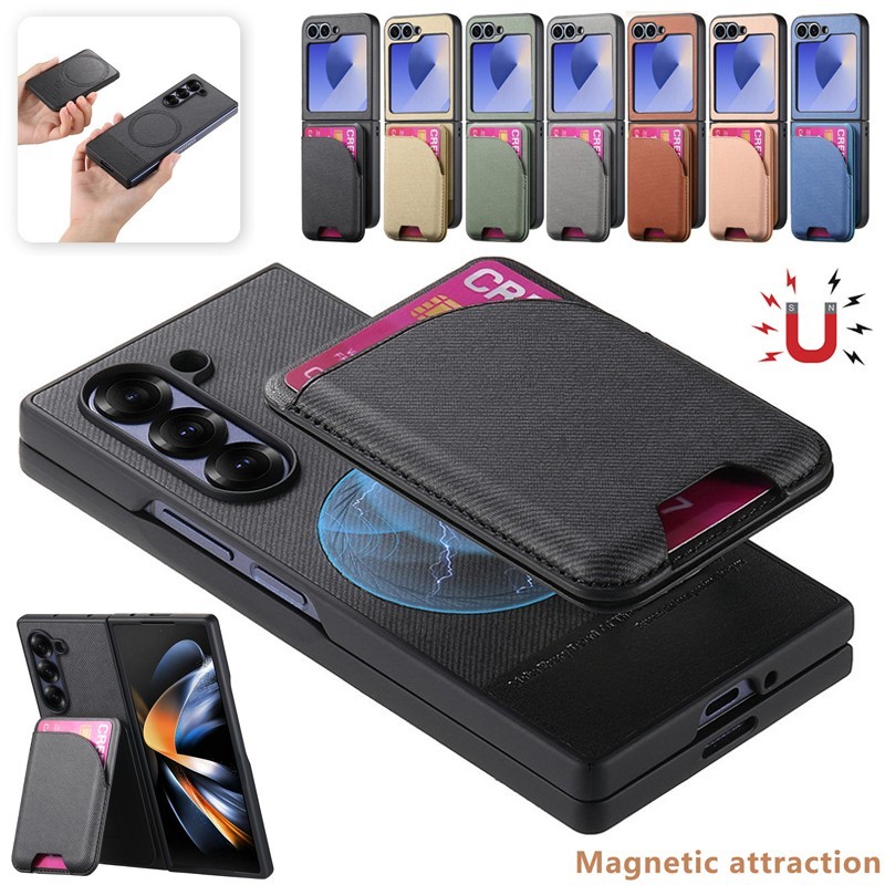 For Samsung Galaxy Z Fold 7 6 5 4 3 Detachable Magnetic Leather Flip ...