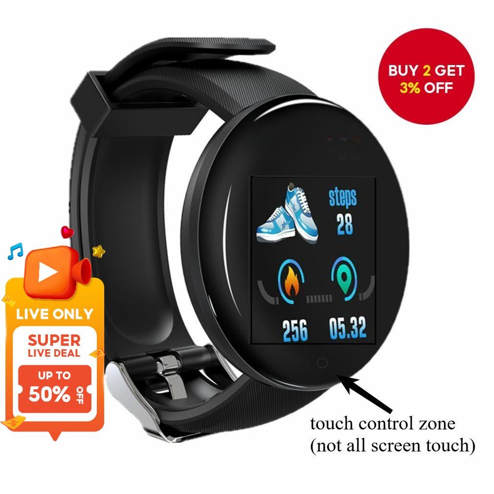 Fitness Tracker D18 Smart Watch Not Charging Smartwatch D18 Round