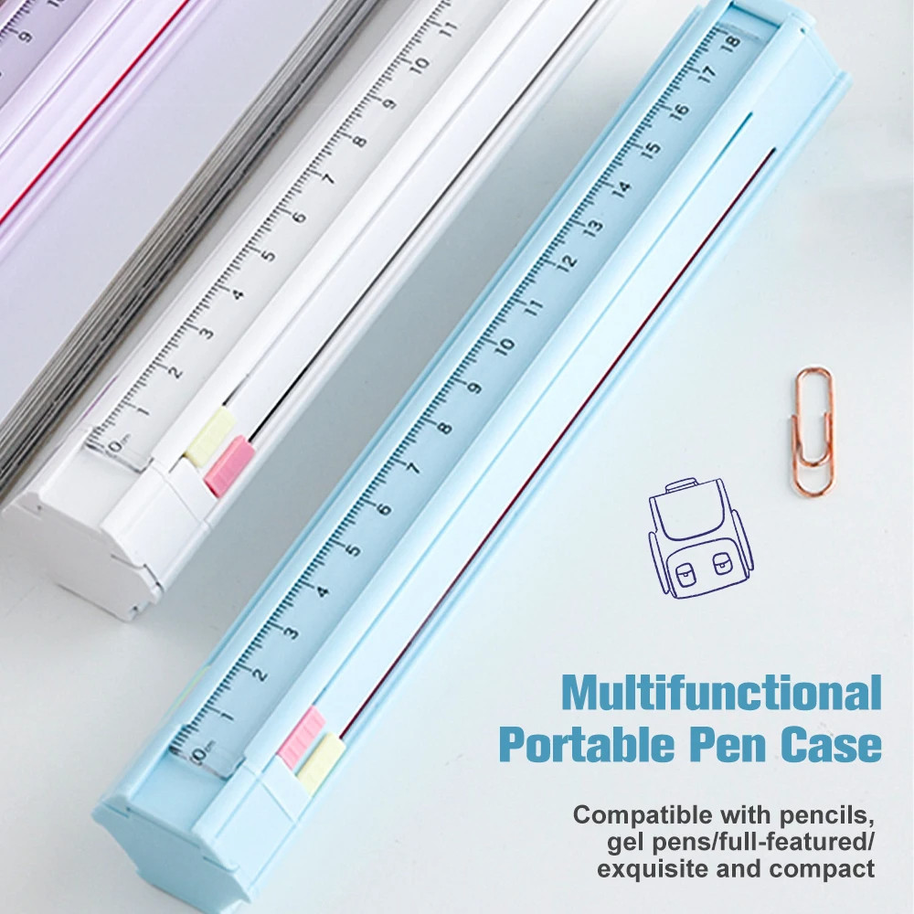 Hexagonal Multi-Function Push-Pull Pencil Box Cute Creative Stationery ...