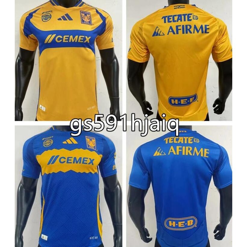 [Player Edition] 20242025 Tigres UANL Home and Away Football Jersey