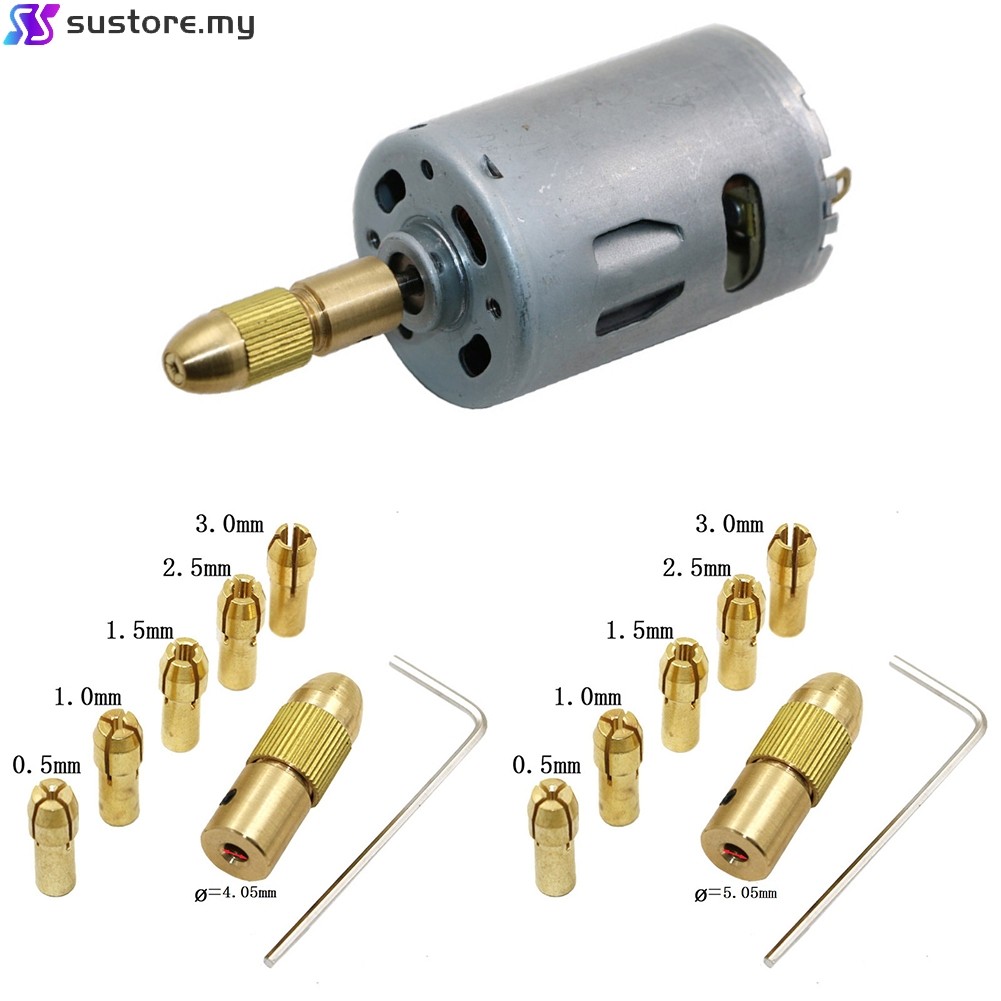 [Super] Mini Drill Collet Set 0.5-3.0mm Fit For Micro Electronic Drill ...
