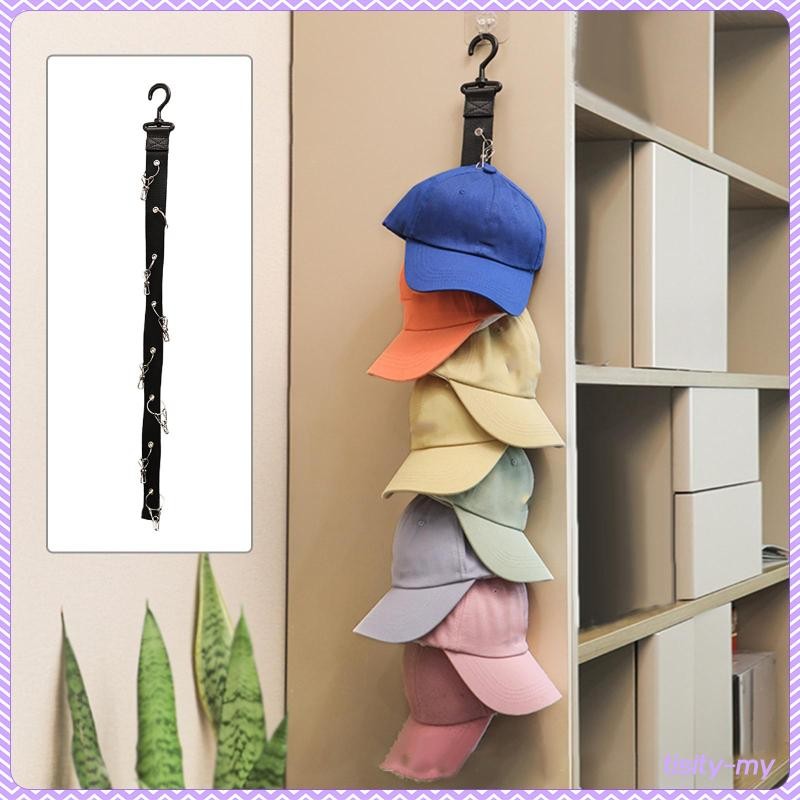 TisityMY Hat Rack Organizer Hanging Hat Stand for Hats Golf Caps Holds 8 Caps Shopee Malaysia