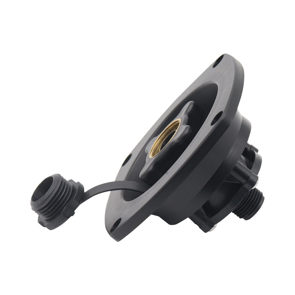 RV Mains Water Inlet with Pressure Regulator Black/White Motorhome ...