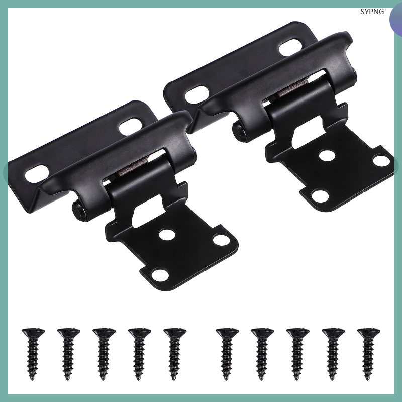 Half- Self-closing Hinge Retractable Latch Lock Door Safety Black ...