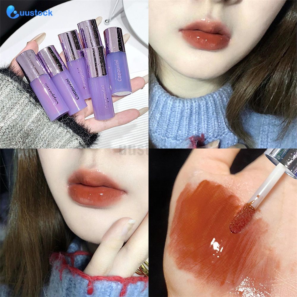 [2PCS & COD] Cappuvini 6 Colors Jelly Watery Lip Gloss Waterproof ...