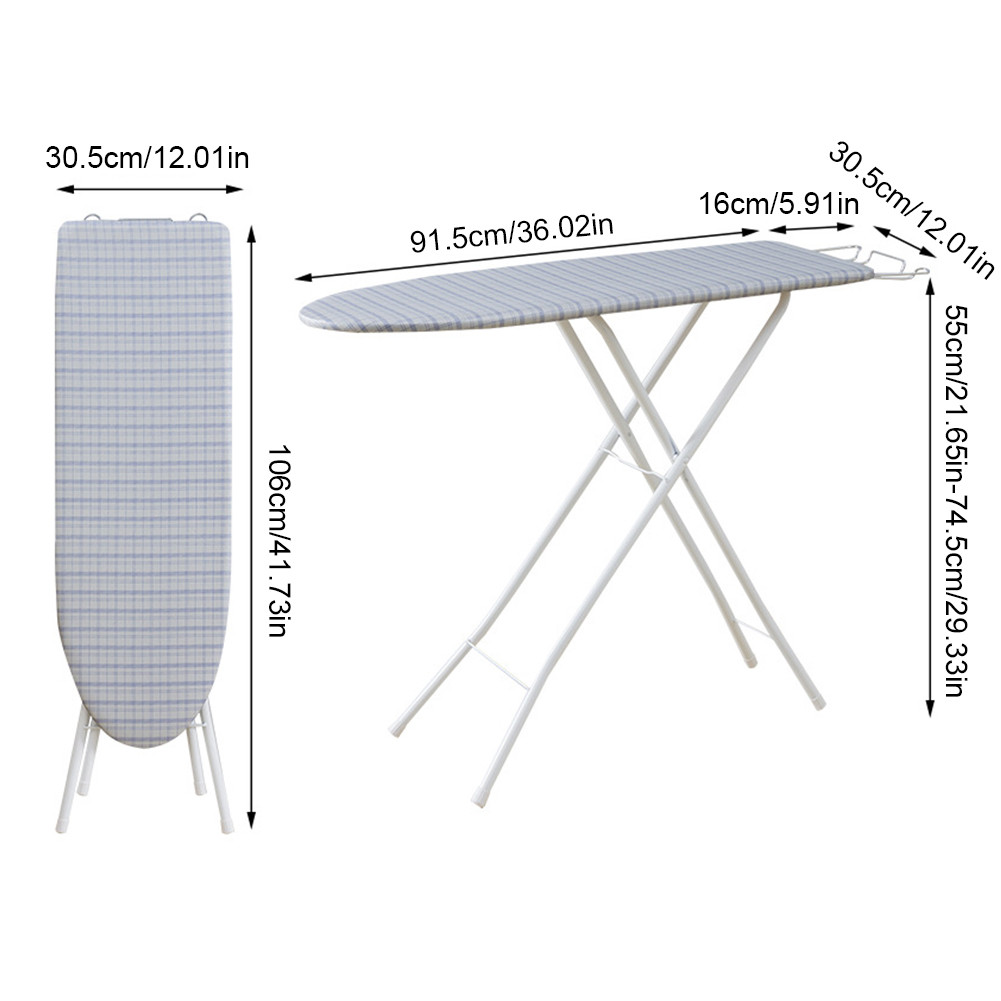 Ironing Board Adjustable Height Foldable Ironing Board for Home Laundry