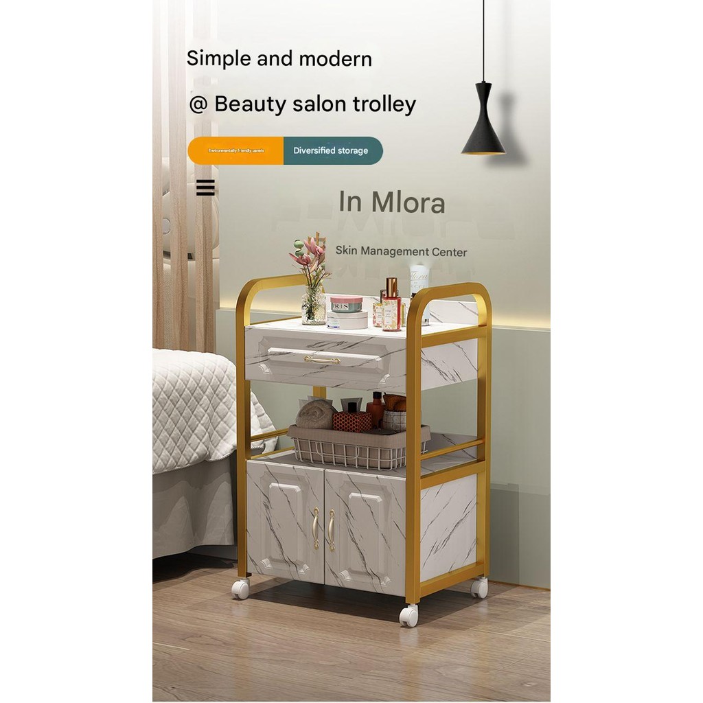Beauty trolley beauty salon special trolley movable rack nail special ...