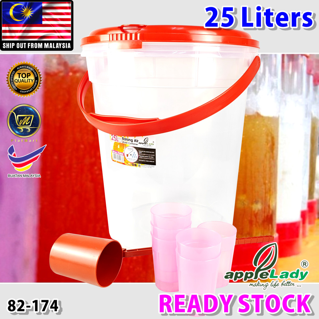 PlatMart - [READY STOCK] 25 Liters Balang Air / Bekas Minuman Besar ...