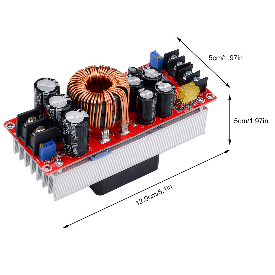 DC-DC Booster Conversion Module 1500W High Power Booster 40A Constant ...