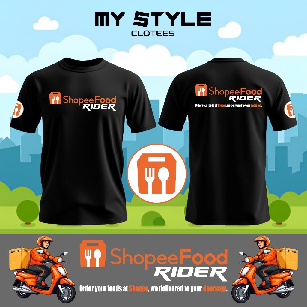 Shope*Food RIDER Ready Stock Jersey Premium Microfiber/ Baju Shope*Food ...