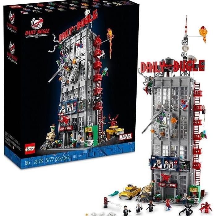 Original Quality Lego Marvel Spider-Man Daily Bugle Newspaper Office ...