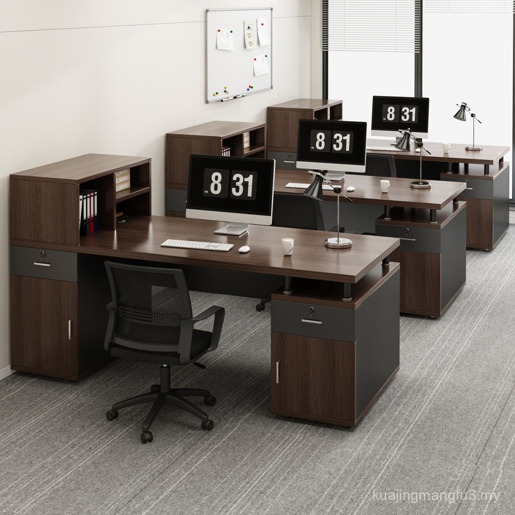 Desk Employee Position Office Desk Chair Combination Simple Modern Boss ...