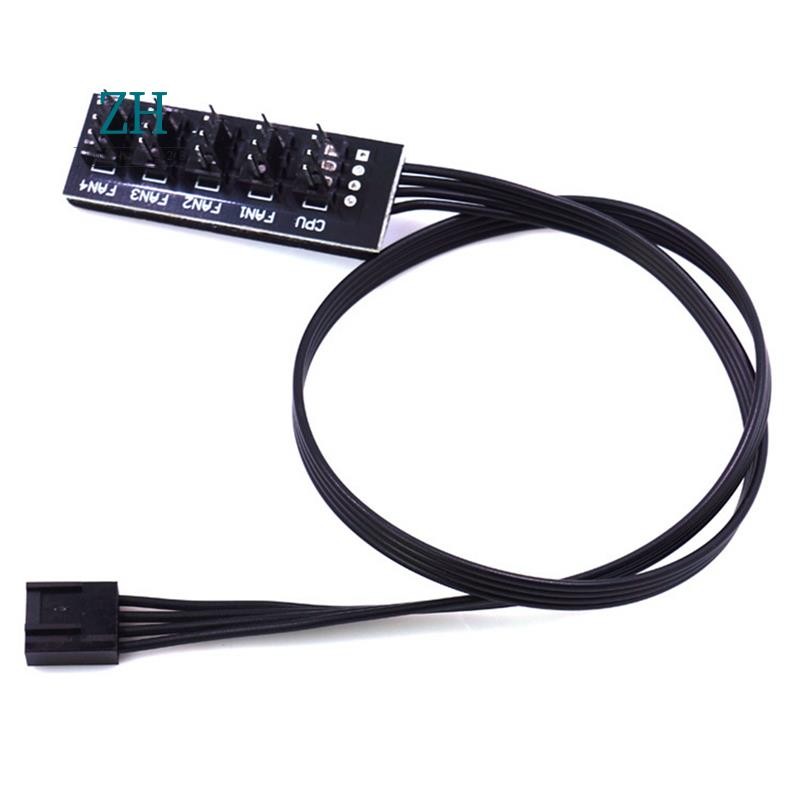 4-Pin PWM Fan CPU HUB Splitter Computer Chassis Fan Hub PC Case Chasis ...