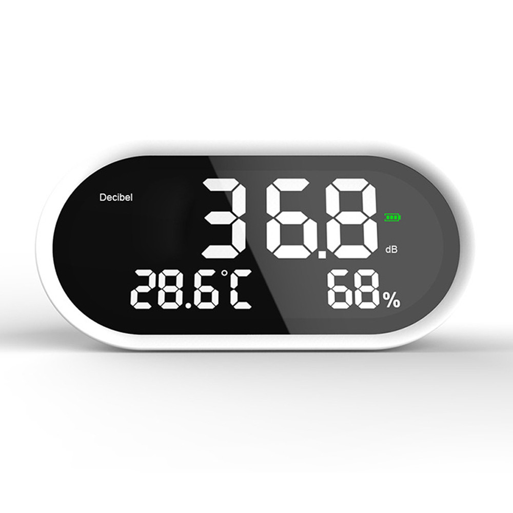 无 Display Decibel Humidity Noise Decibel Test Sound Level Temperature ...